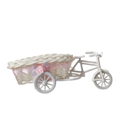 Multicolor Plastic Rickshaw – A Charming Decor Accent